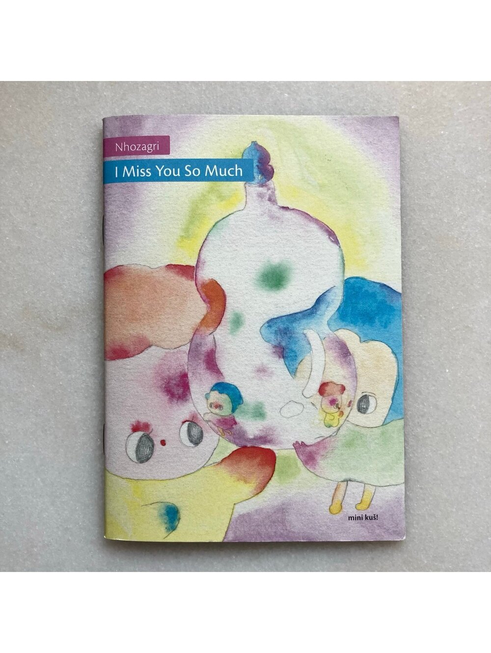 Nhozagri I miss you so much riso risograph zine art book